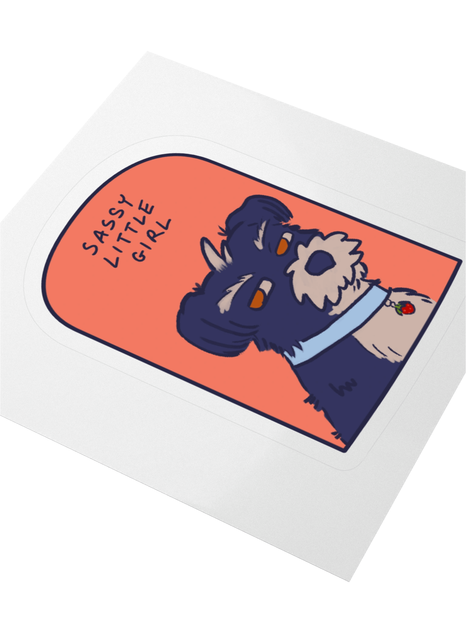 Sassy Little Girl Sticker product image (3)