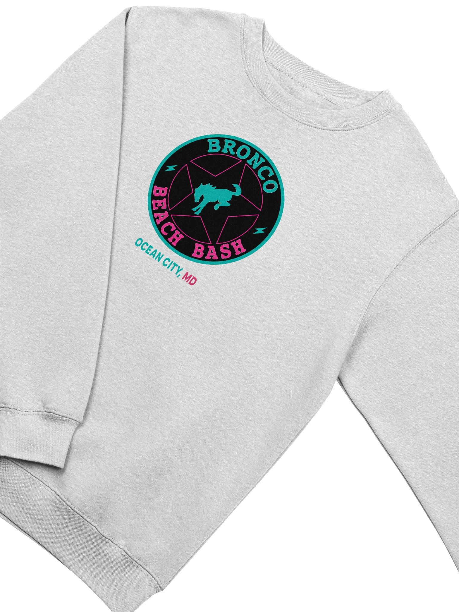 2025 Bronco Beach Bash Ocean City / Destination Bigfoot Bronco Collab Full Frontal/Full Send Sweatshirt (Multiple Colors Available) product image (3)