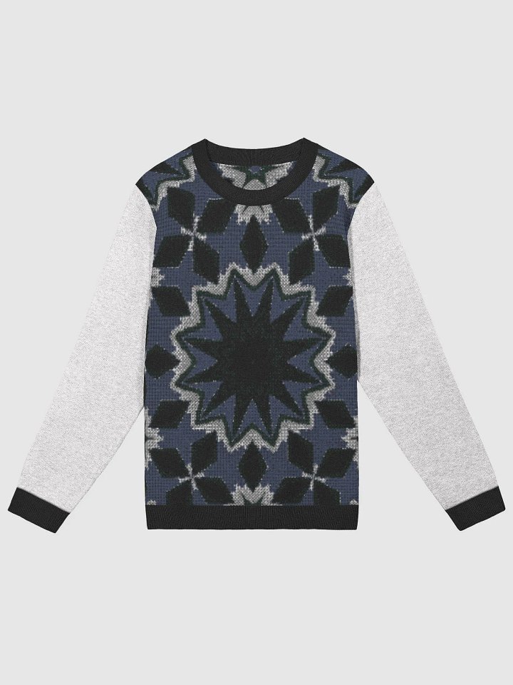 Coastal Breeze Abstract Sweater - Soft and Cozy Boho Knitwear for Everyday Style product image (3)