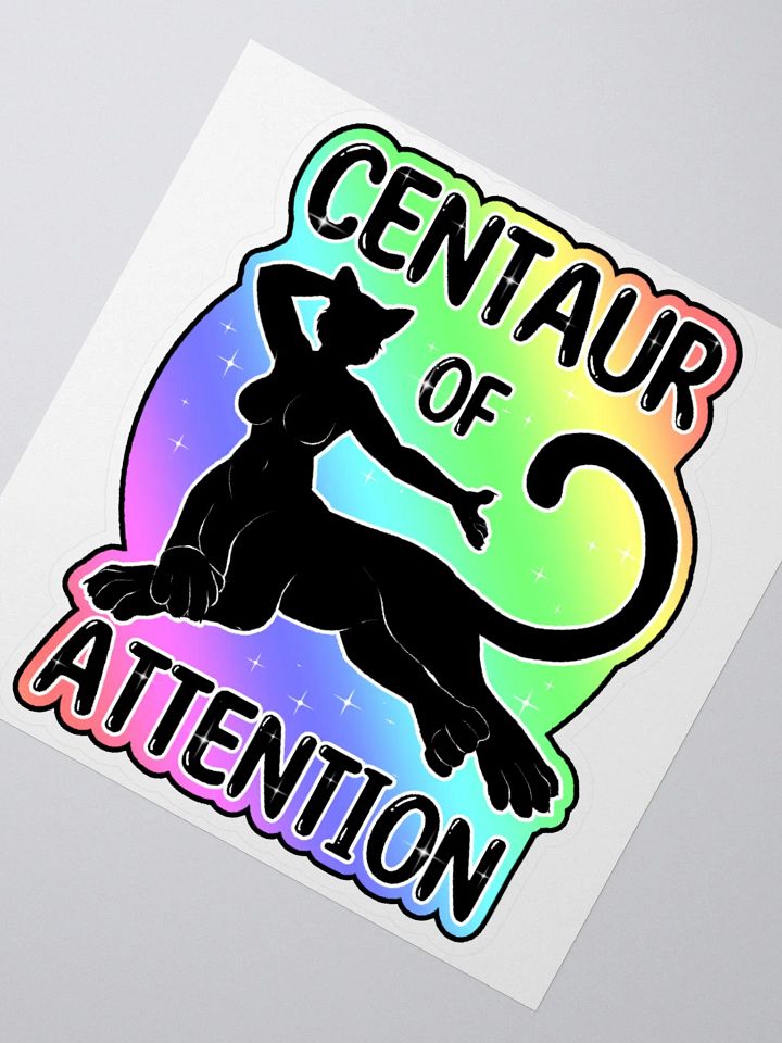 Rainbow Centaur of Attention Sticker! product image (2)