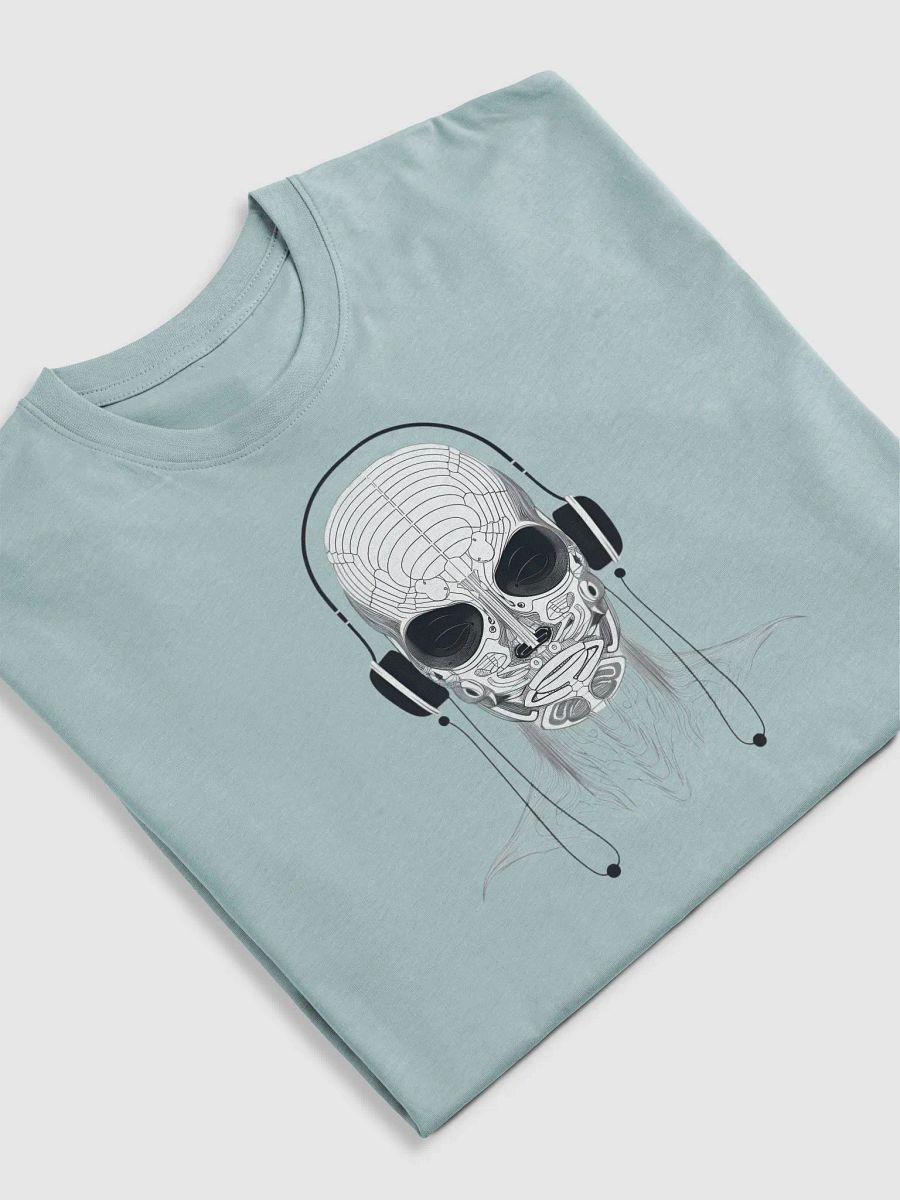 Cool Alien in Headphones T-Shirt – Funky Sci-Fi Music Tee product image (24)