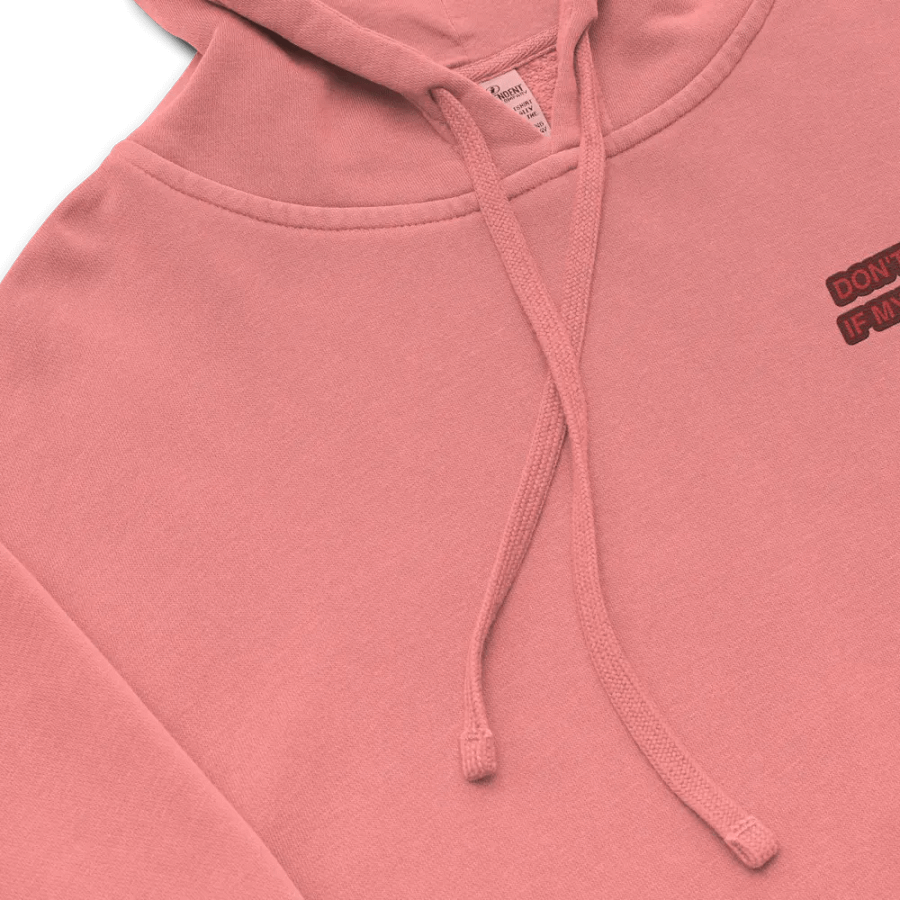 L.C. HEADPHONES ON (cherry design) embroidered pigment hoodie product image (8)