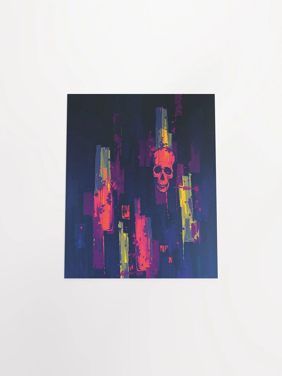 Neon Skull Dreamscape Poster product image (27)