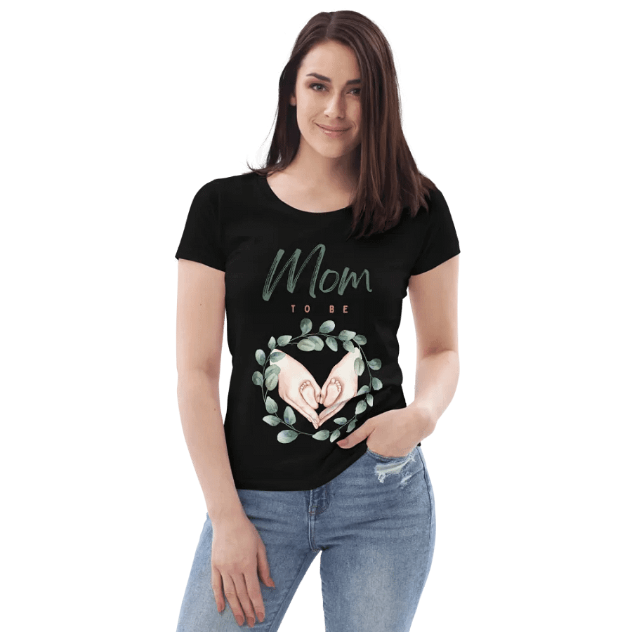 Mom-To-Be Watercolor Love Tee product image (1)