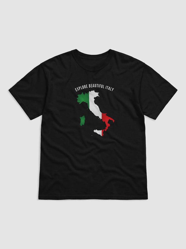 Italian Flag Outlined T-Shirt product image (7)
