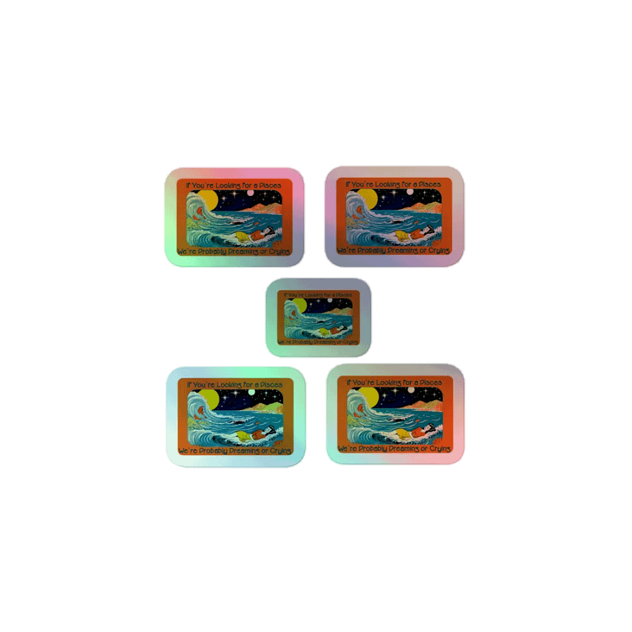 Pisces, If You're Looking for a Pisces, Holo Sticker Pack product image (1)