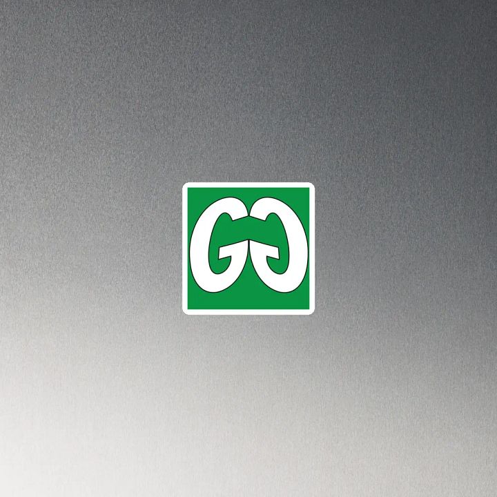 Green Magnet with White GG product image (2)