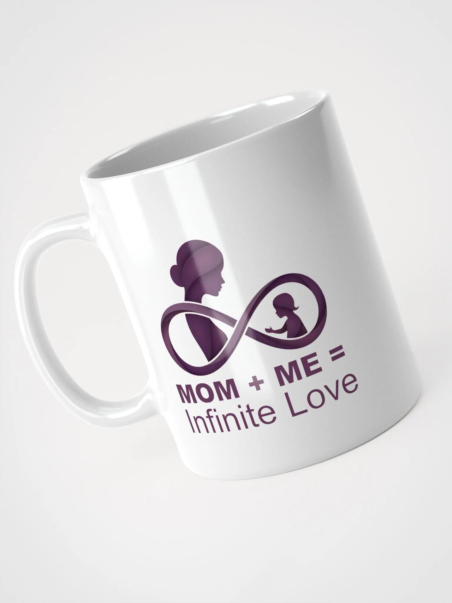 Mom + Me = Infinite Love | Mother's Day Glossy Mug product image (7)