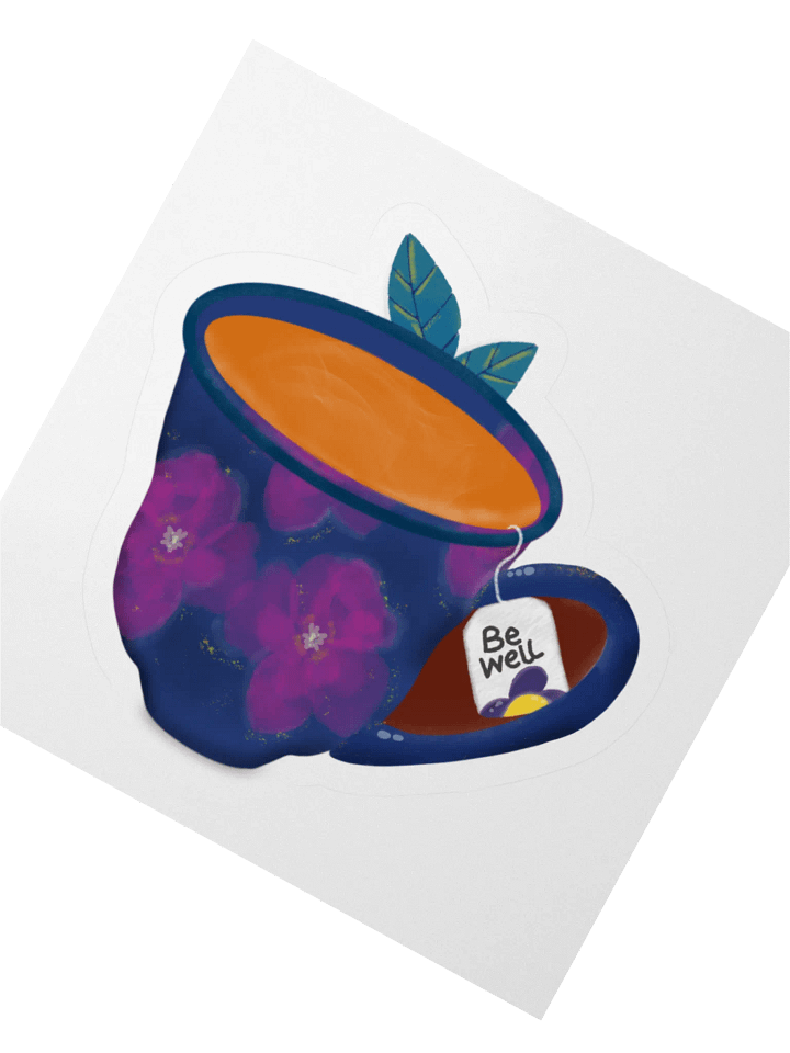 Be Well Navy Sticker product image (2)