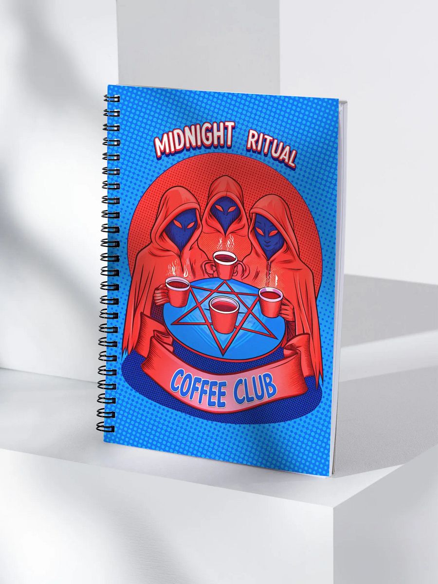 Midnight Coffee Club Spiral Notebook #2 product image (4)