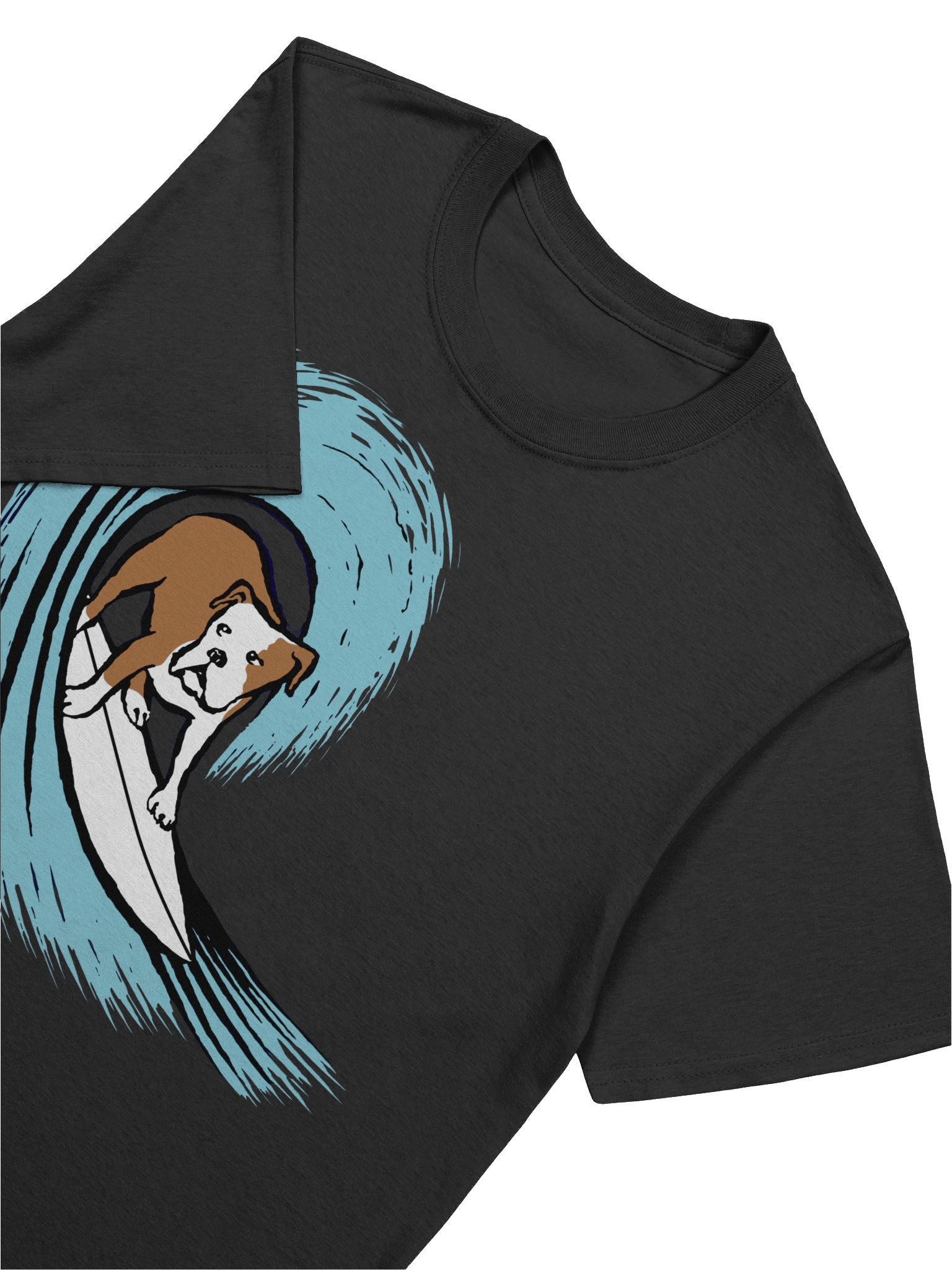 Bulldog Surfing Unisex T-Shirt product image (44)