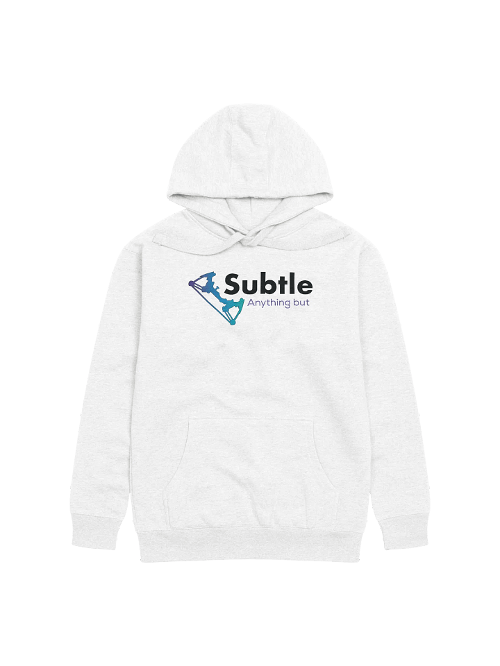 Anything But Subtle - Black Text - Hoodie product image (1)