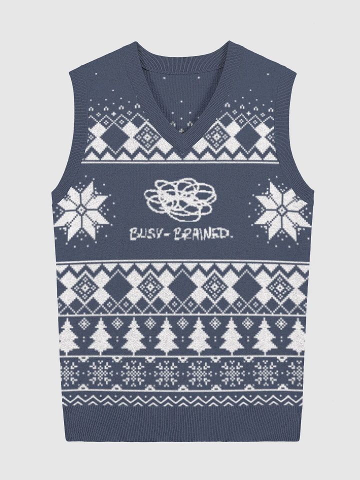 BUSY-BRAINED (holiday vest 2) product image (2)