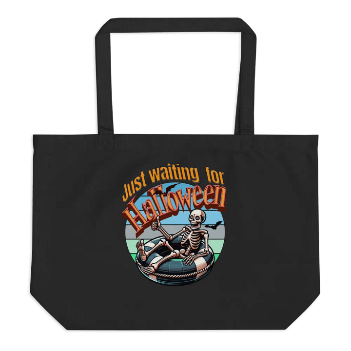 Just Waiting For Halloween Organic Cotton Tote product image (1)