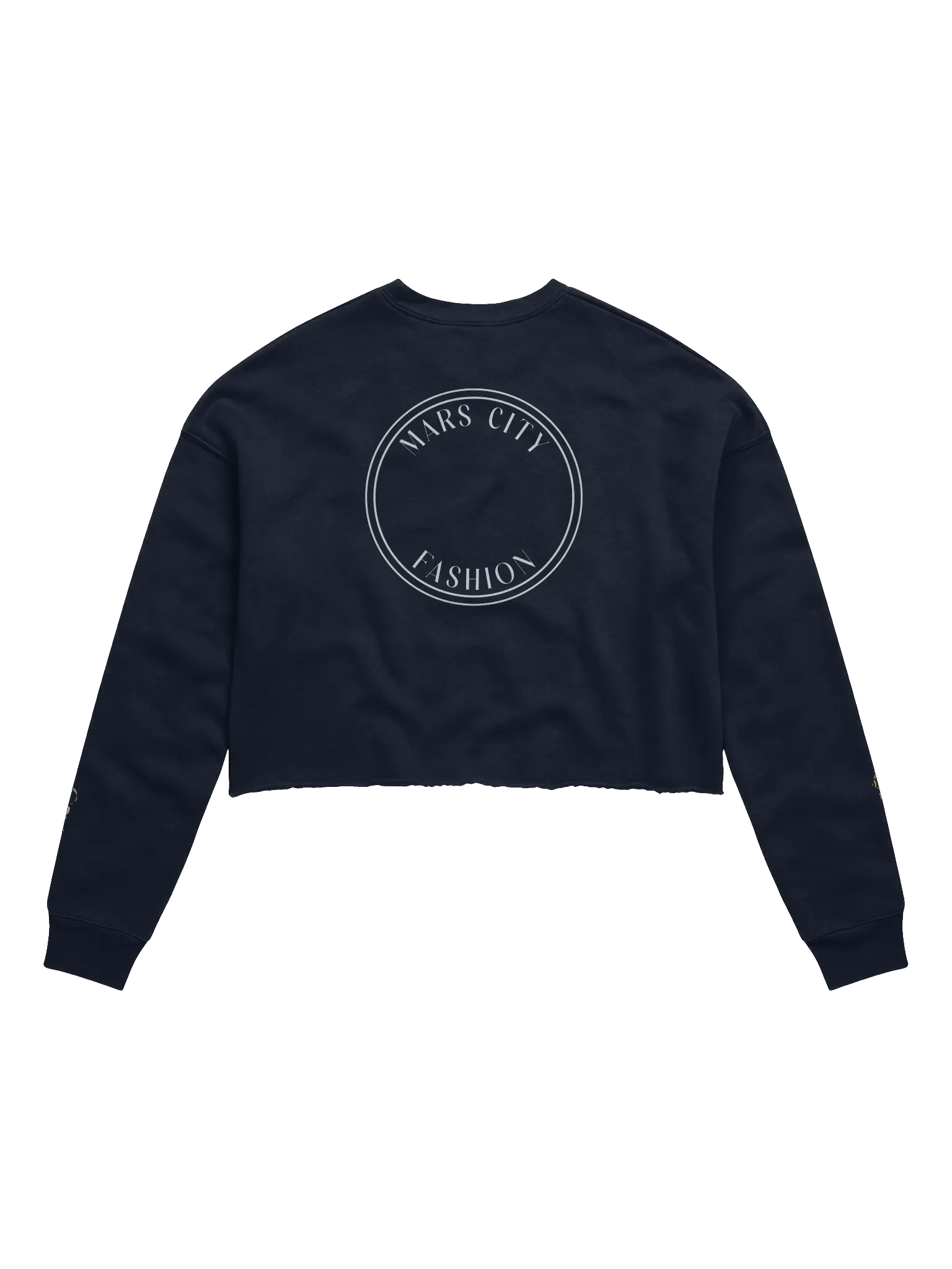 MARS CITY FASHION CROPPED SWEATSHIRT WITH WHITE ASTRONAUT product image (2)