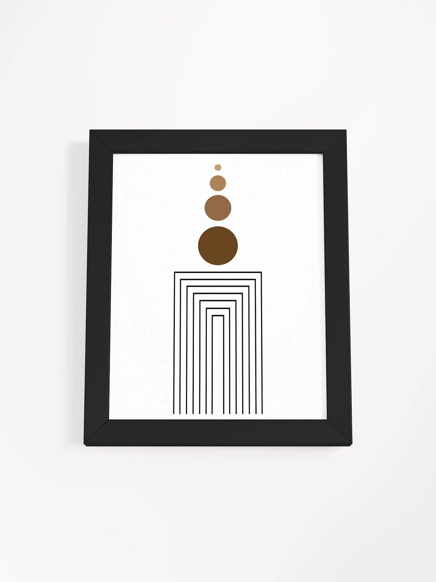 Concentric Rectangles Framed Poster product image (1)