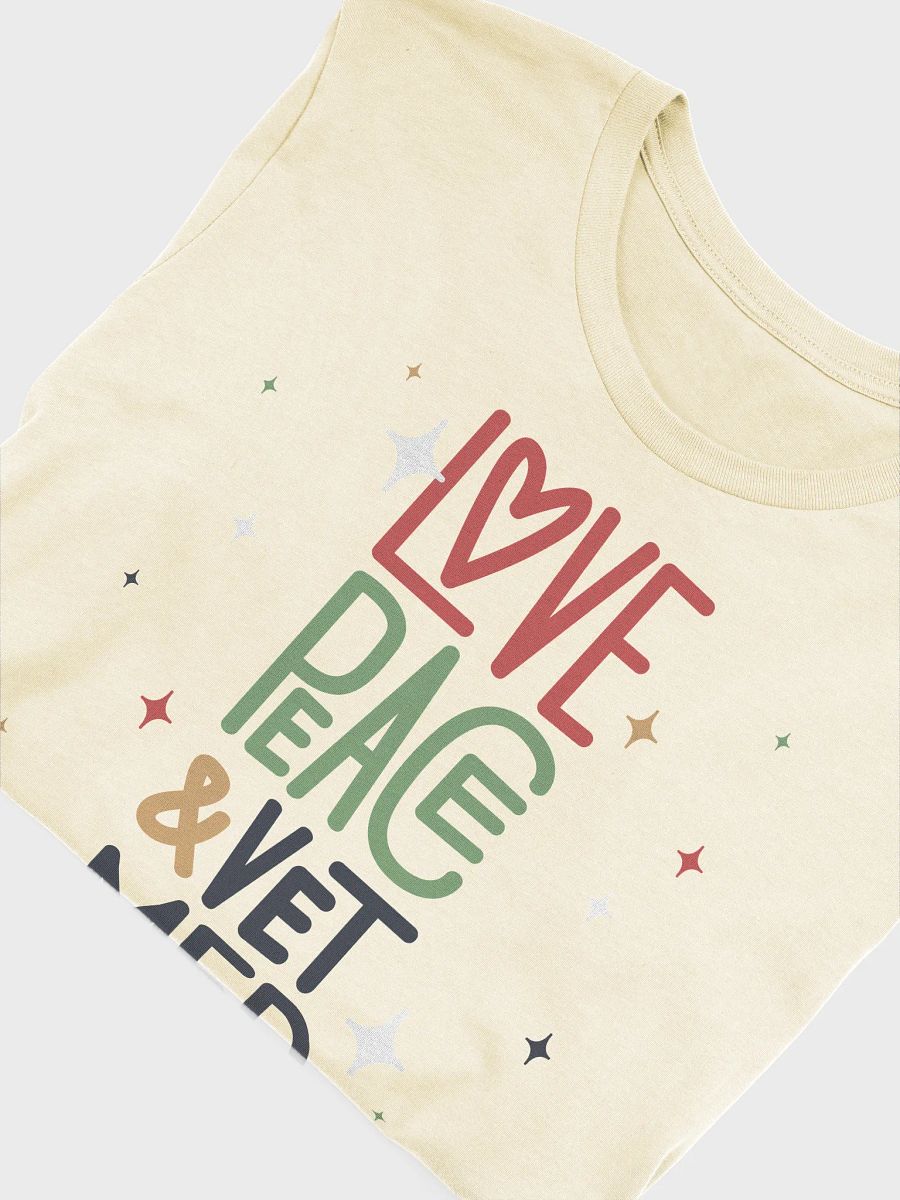 Love, Peace, & Vet Med Tee product image (5)