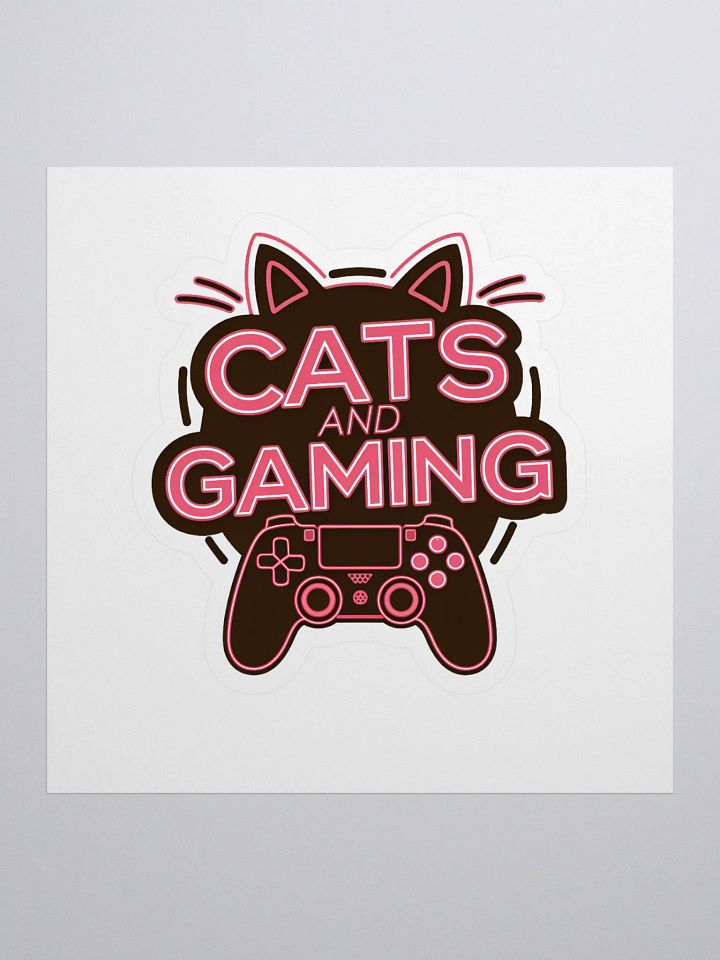 Meowtastic Gaming Cat Stickers product image (1)