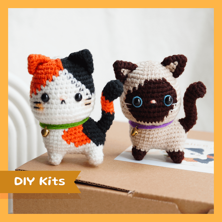 Calico and Siamese Cat - PDF Pattern product image (2)