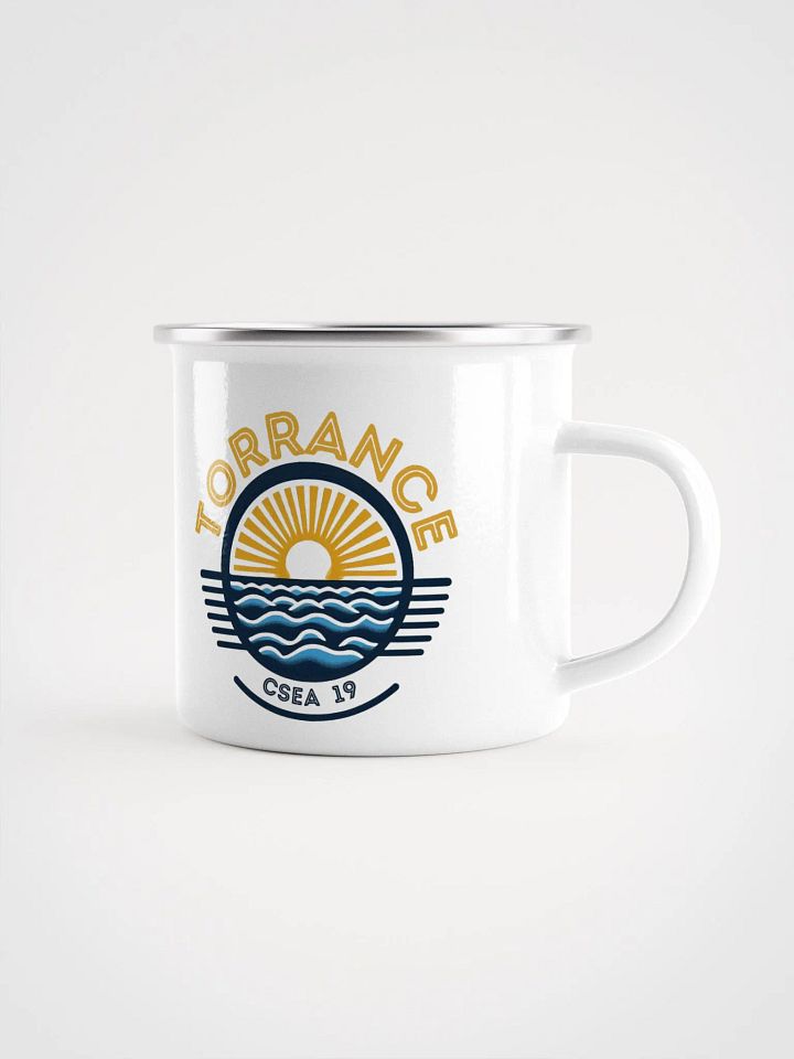 TUSD/CSEA Sun & Waves Enamel Mug product image (1)