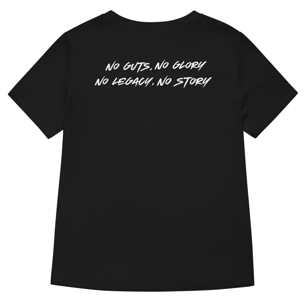 Woman's V Neck | Black | White/Red product image (5)