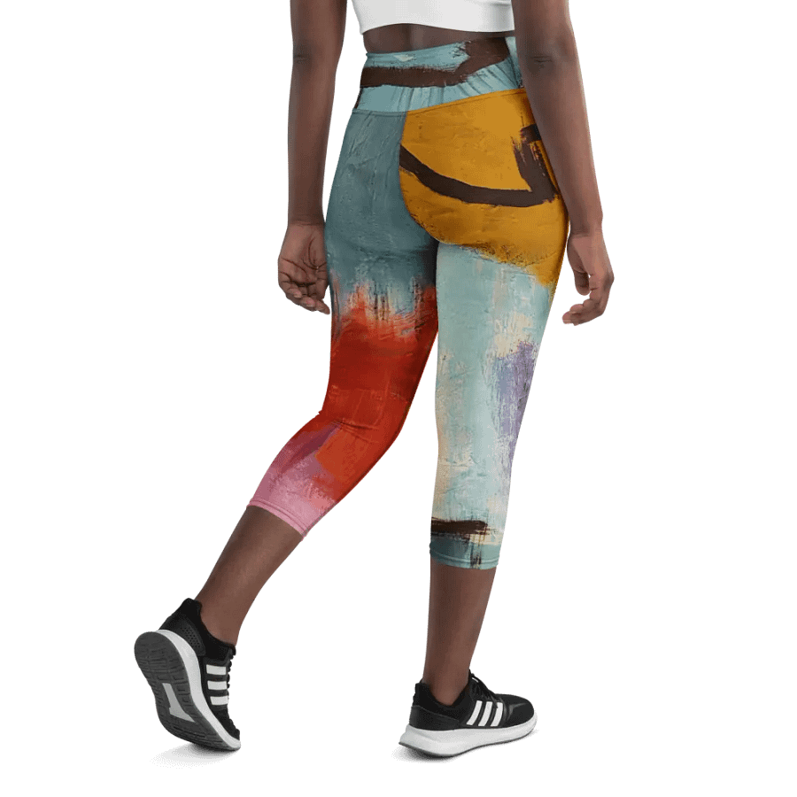 original artwork printed on yoga leggings, workout with style product image (8)
