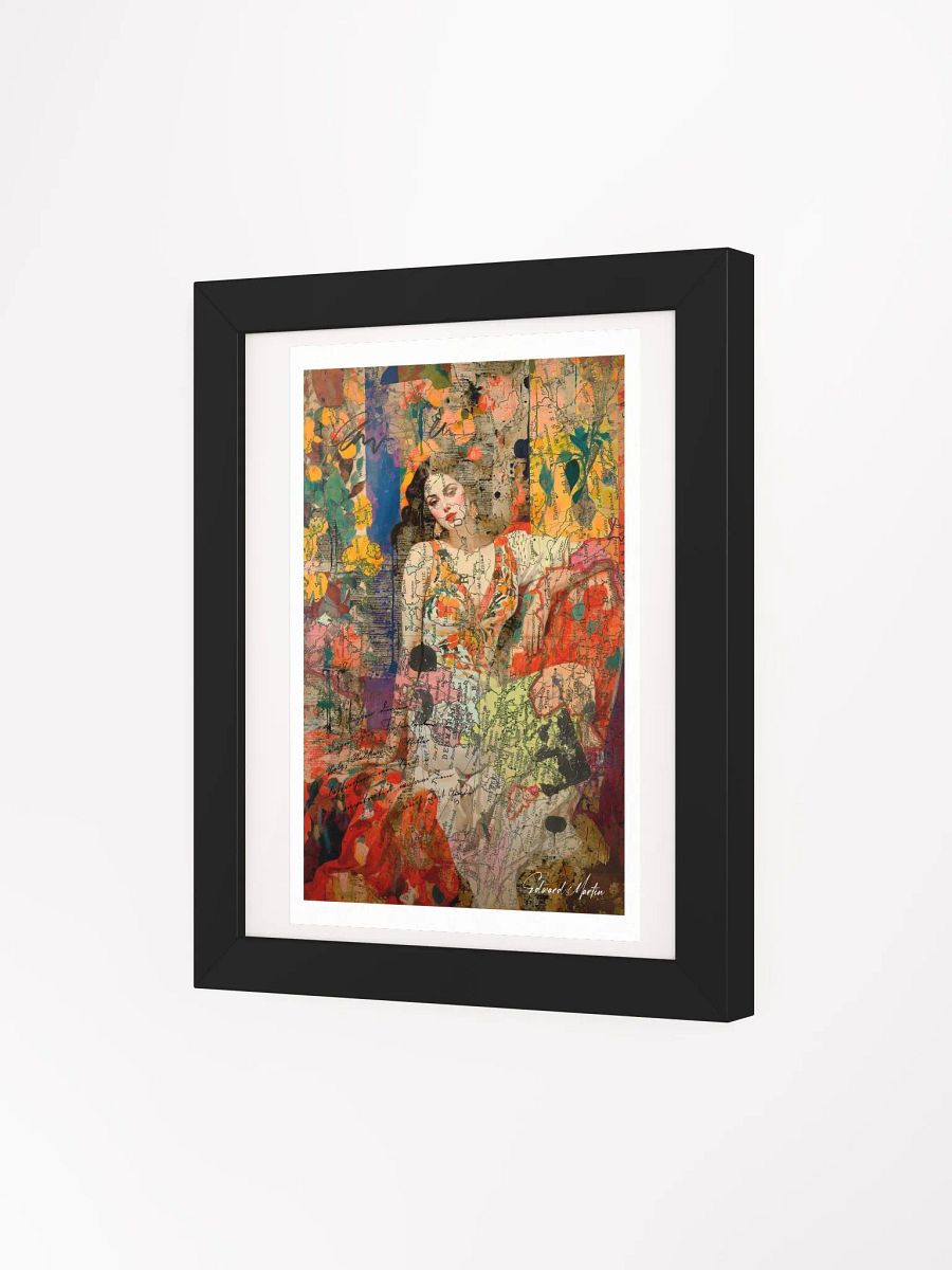 Lady of the World by Edward Martin-Vibrant Layers Framed Art Print product image (12)