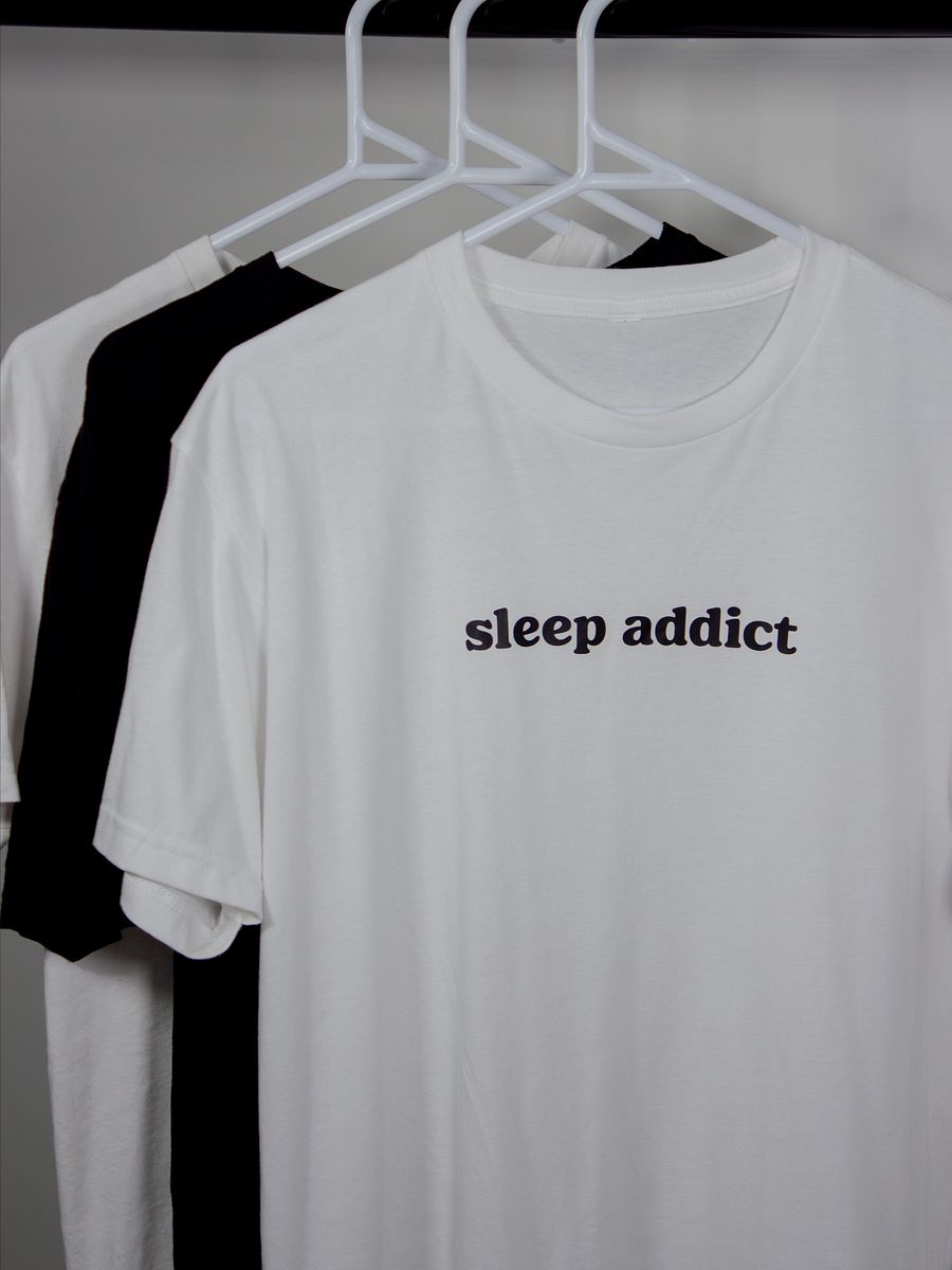 Sleep Addict Tee White product image (4)