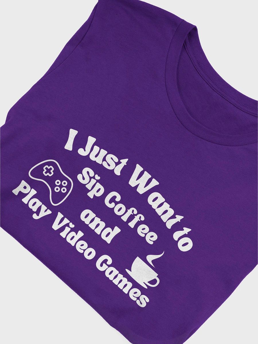 Coffee and Video Games Super Soft Tee product image (5)