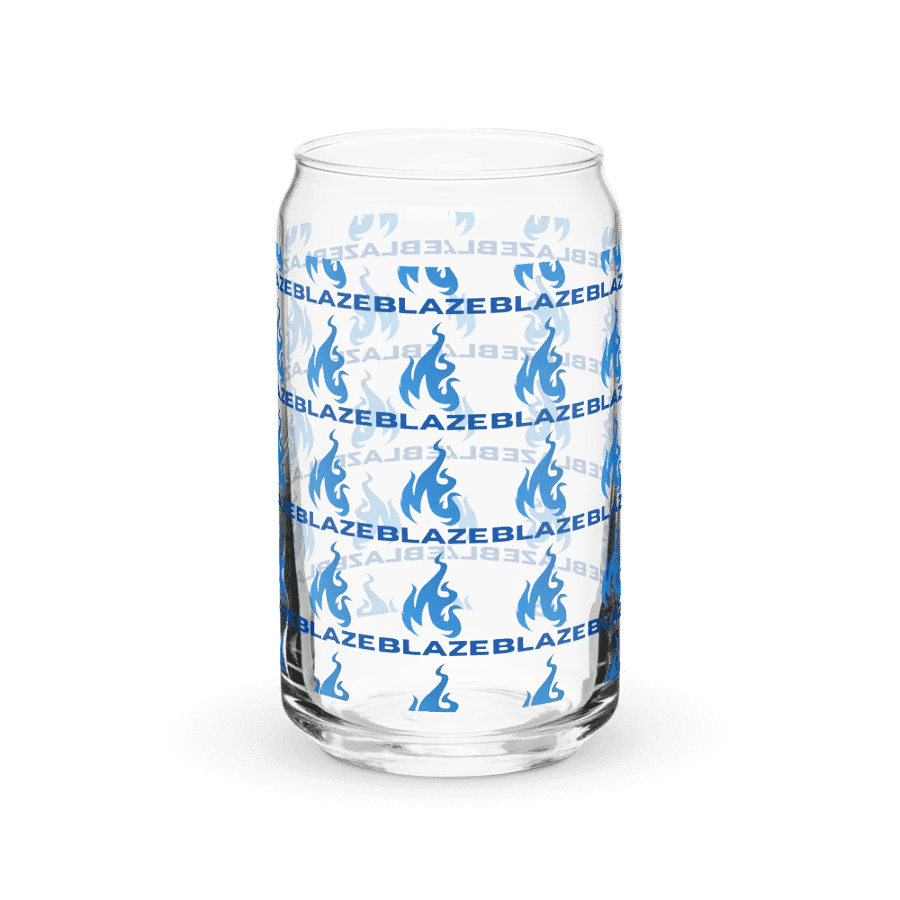 blaze logo glass cup product image (2)
