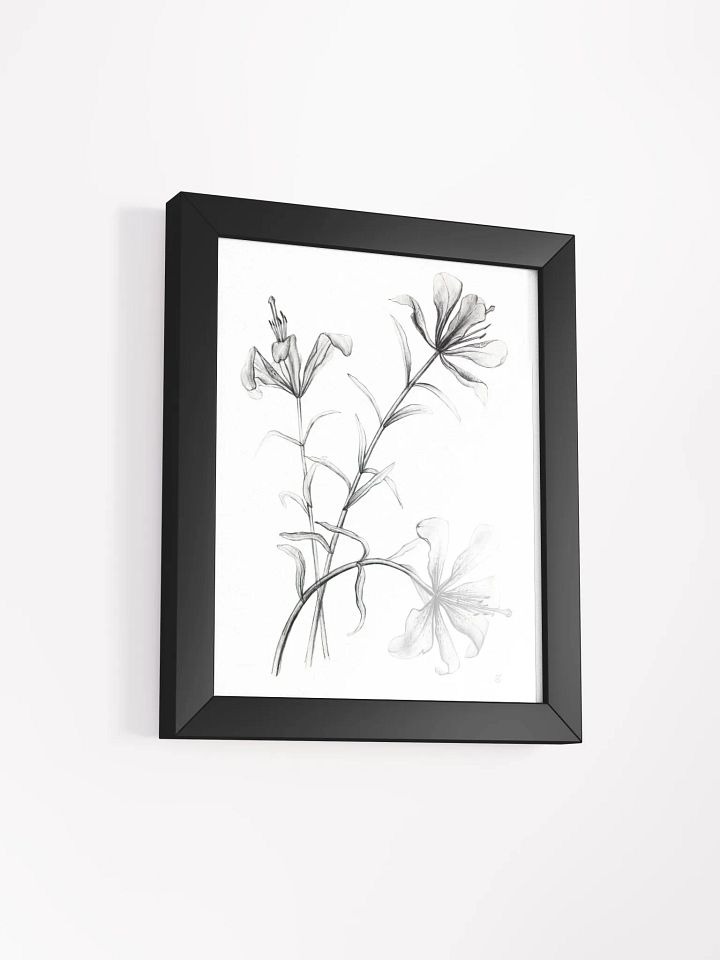 Ethereal Blossoms Framed Poster - Wild Elegant Flowers product image (6)