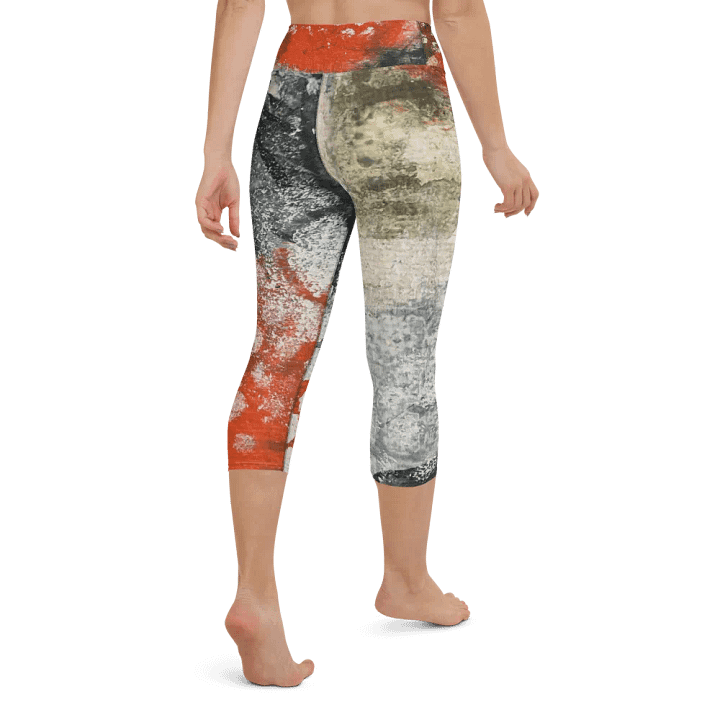original artwork by b.reters printed on capri leggings product image (2)