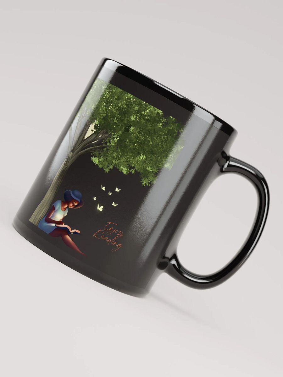 Summertime Reading By The Moon Black Mug product image (7)
