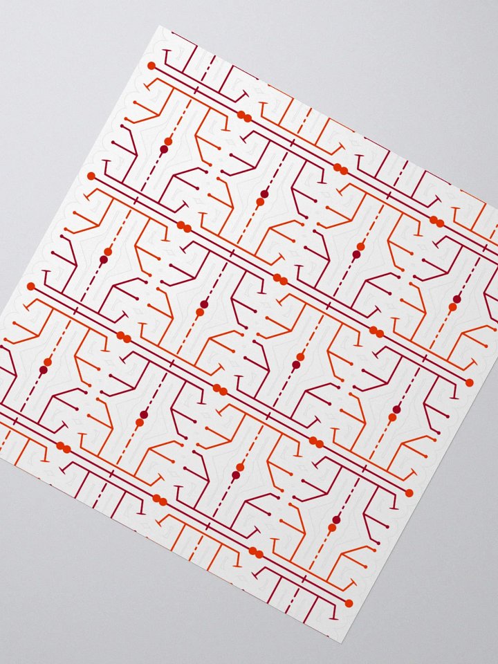Hieroglyph Abstract Pattern Sticker product image (4)
