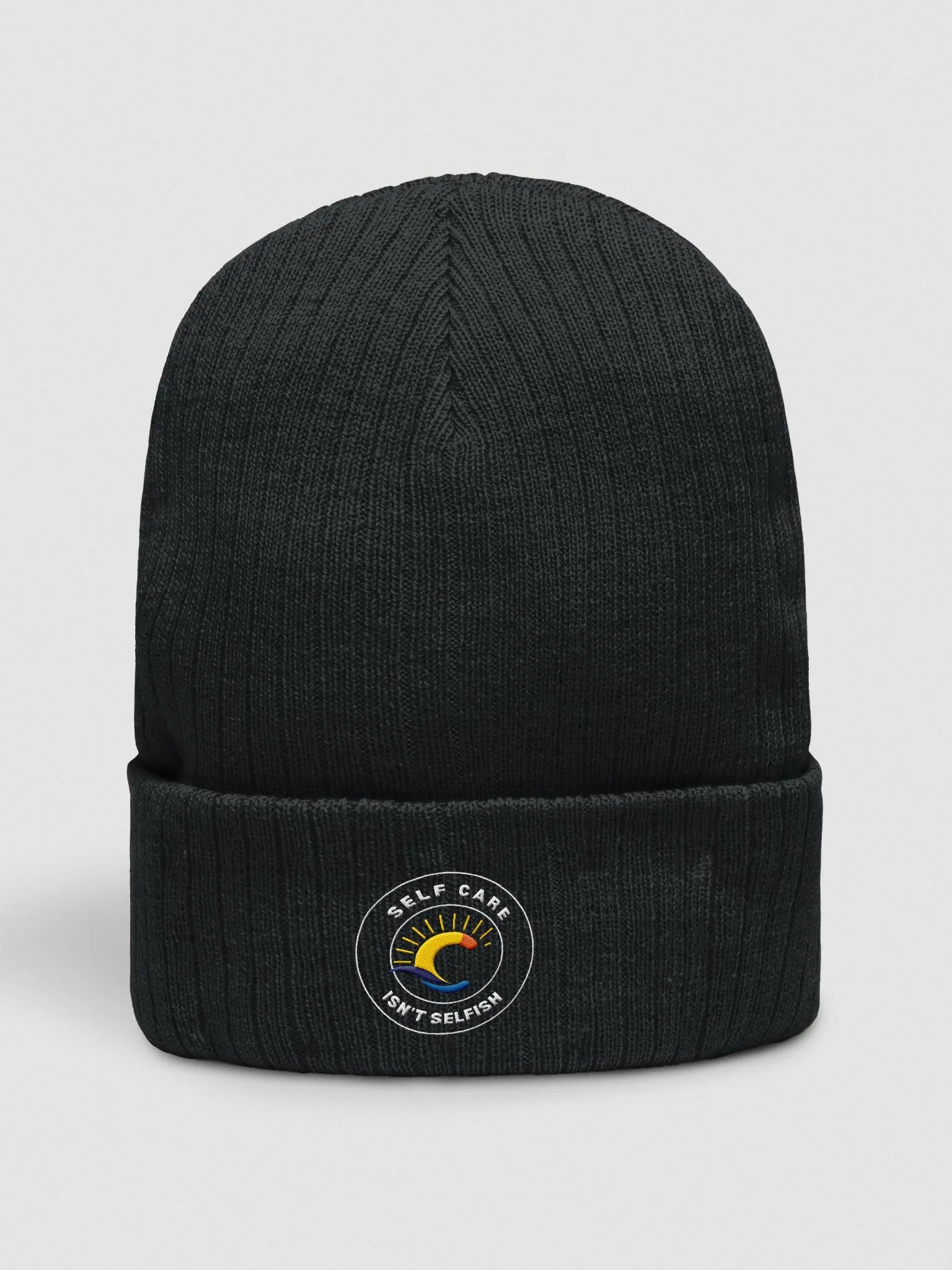 Self Care Sunrise Wave Eco-Friendly Beanie product image (1)