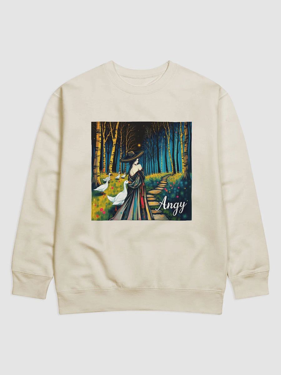 Enchanted geese Forest Cotton Sweatshirt product image (1)