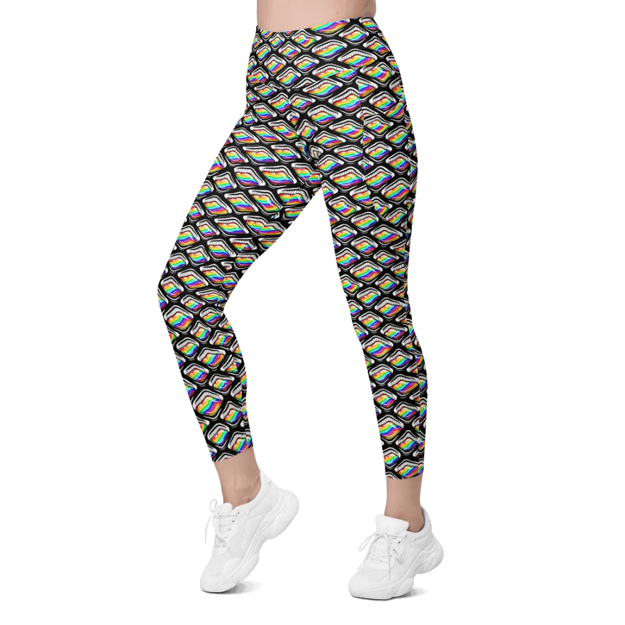 Rainbow Squares Pocket Legging product image (7)