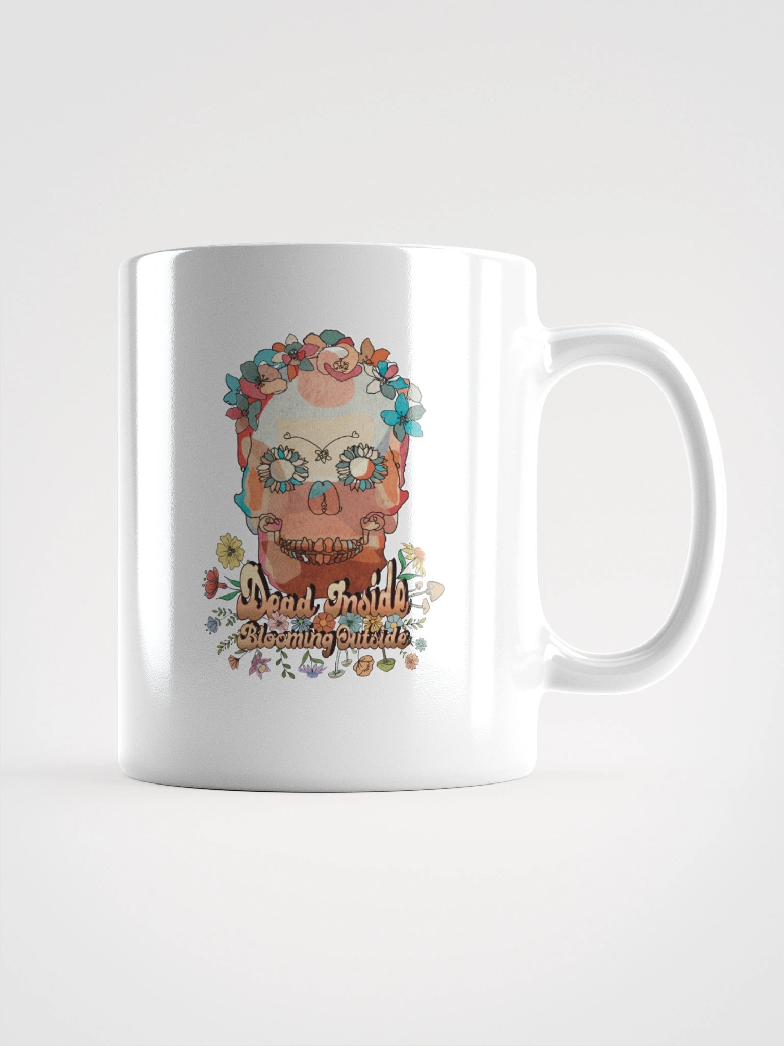 Dead Inside Blooming Outside - Ceramic Mug product image (3)