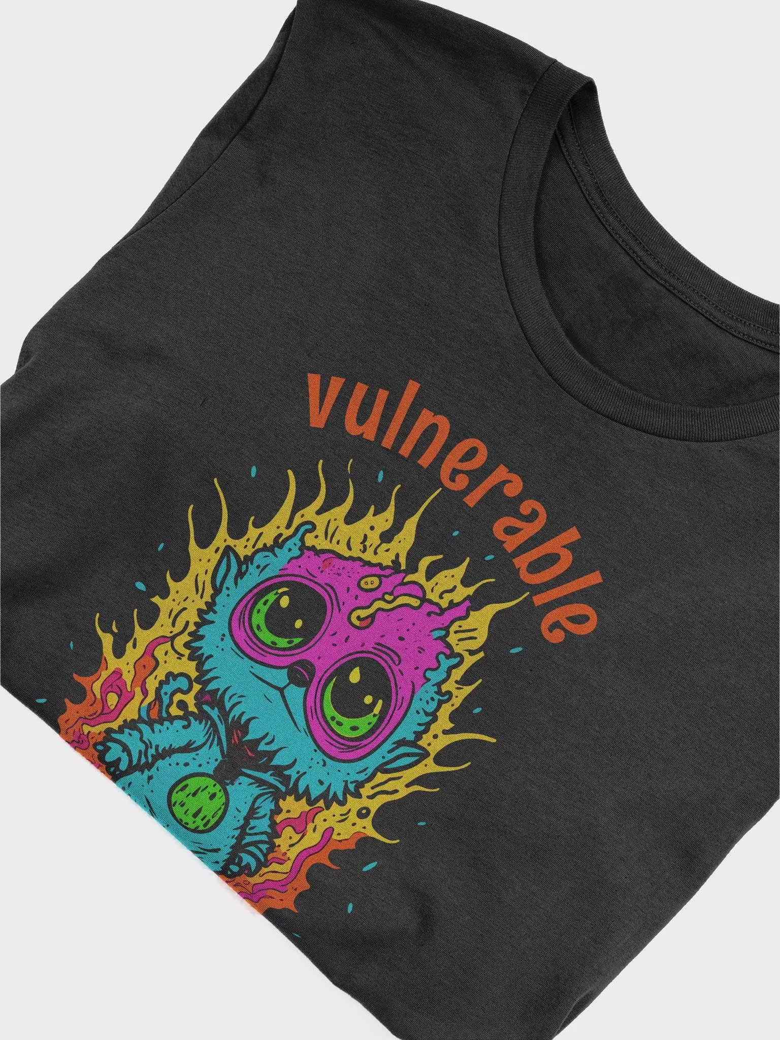 Quirky Misfits Graphic | Dark Colored T Shirt | Vulnerable Introvert product image (3)