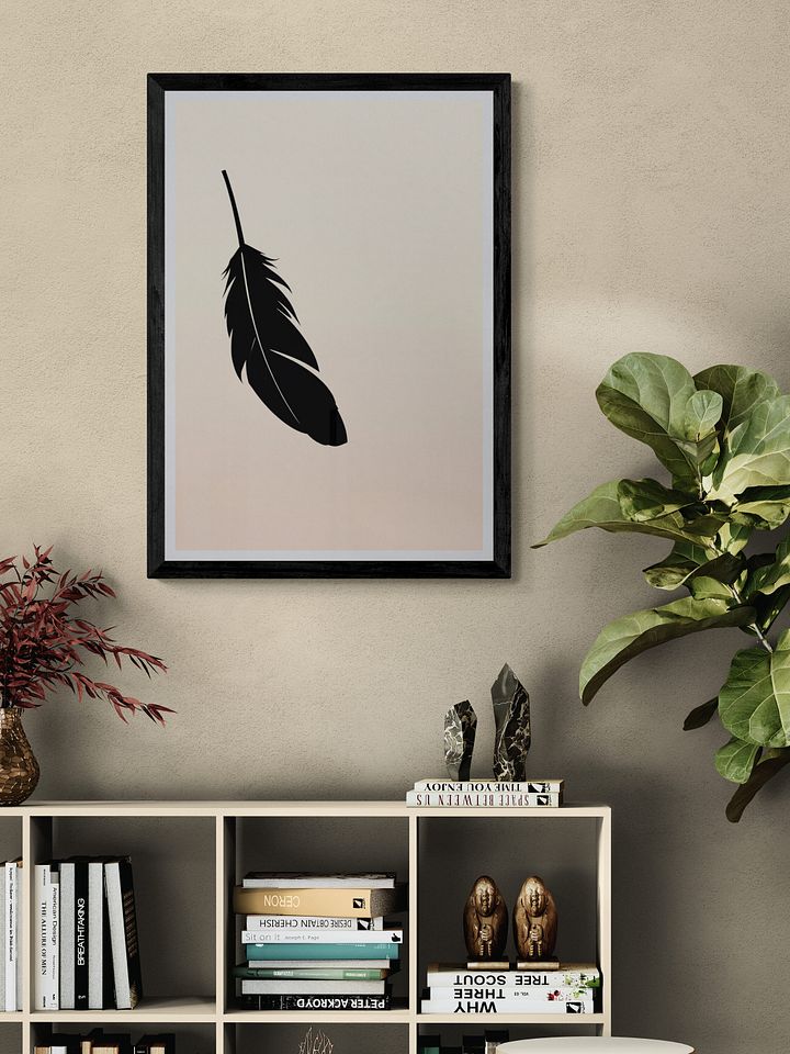Falling Black Feather product image (1)