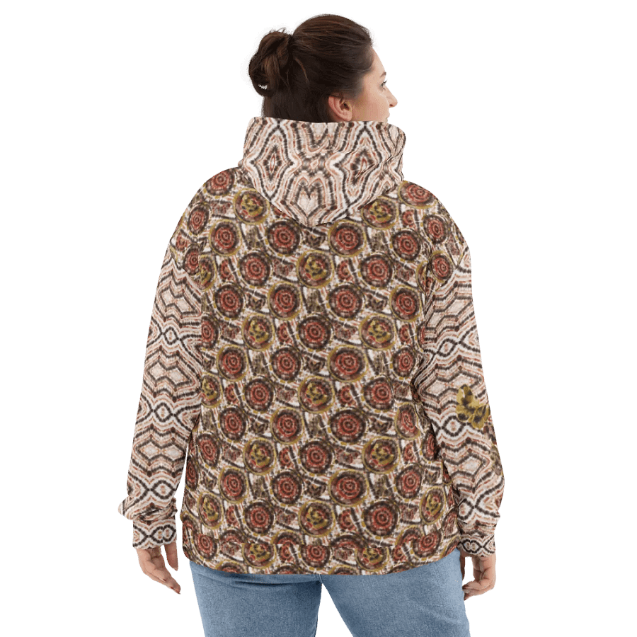 Funky Boho Tie Dye Butterfly Hoodie product image (2)