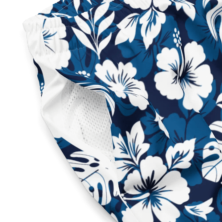 Hawaiian Tropical Hibiscus Flower Swimming Trunks product image (2)