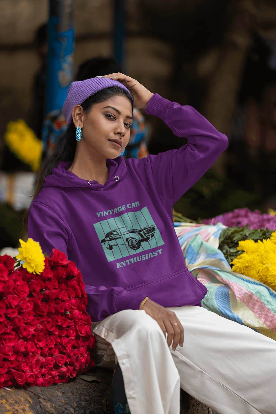 Vintage Car Enthusiast Unisex Hoodie product image (2)
