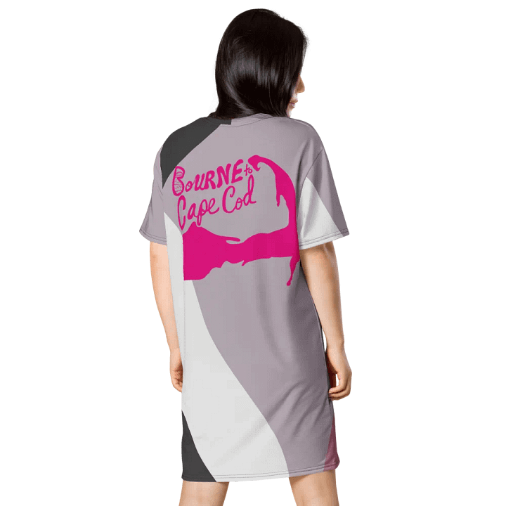 Lilac Mod Vibes T-Shirt Dress – BOURNE to Cape Cod™ product image (2)