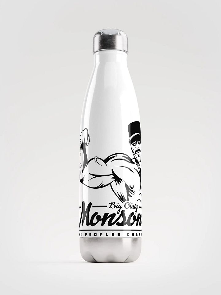 Big Craig Monson The Peoples Champ Stainless Steel 17oz Water Bottle product image (1)