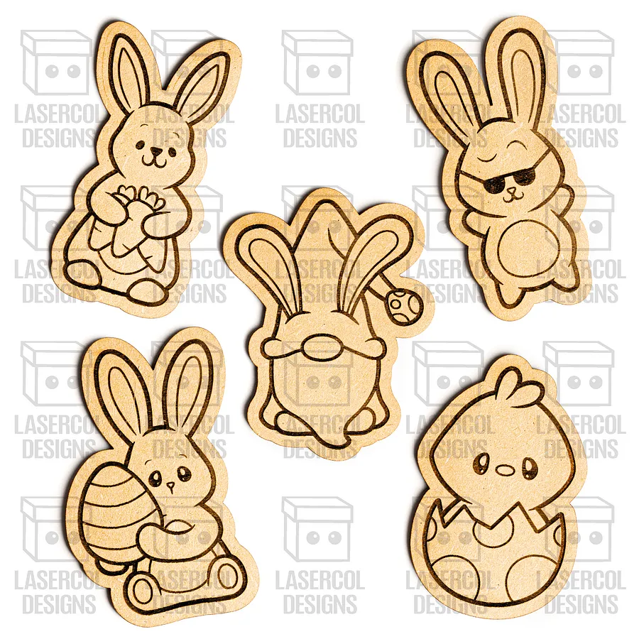 Easter Cut outs/Paint Kit Set 5 & Set 6 - Laser Cut Files product image (2)
