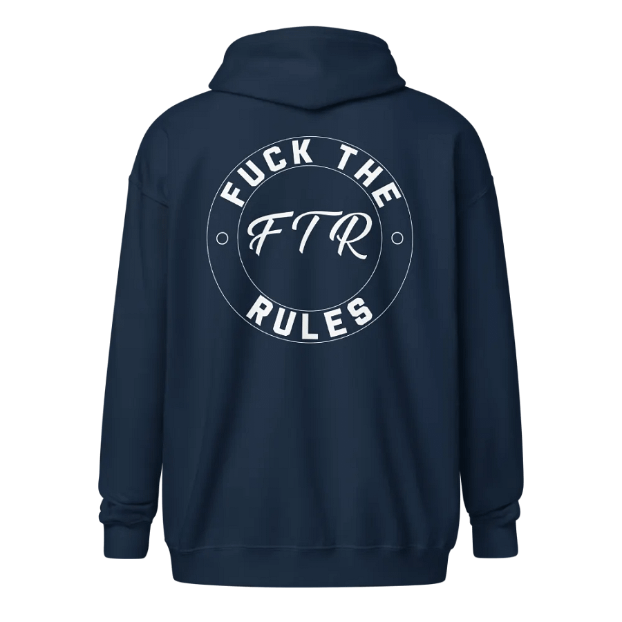 FTR White - Zip-up Hoodie product image (1)