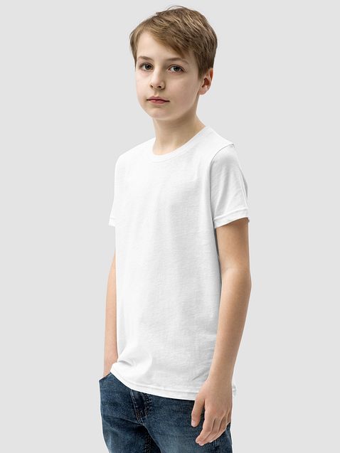 Photo showing Bella+Canvas Youth Short Sleeve T-Shirt