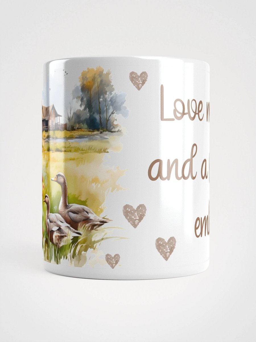 Feathered Embrace Farmhouse Mug product image (3)