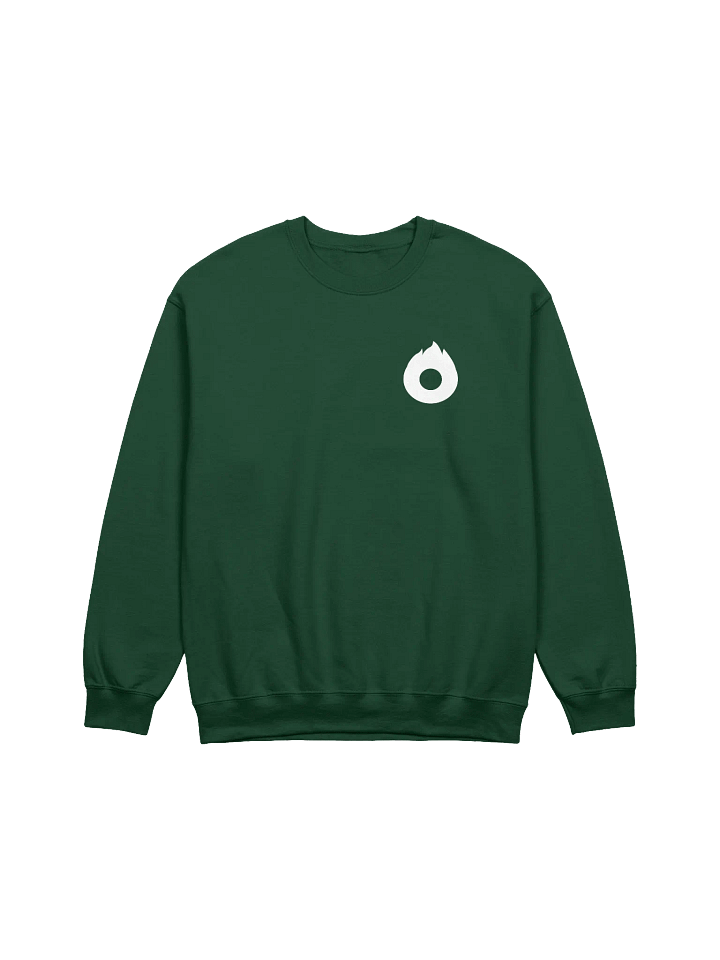 Slow Burn Flame Sweatshirt - White product image (2)